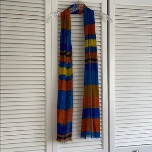 Multi color light weight scarf
